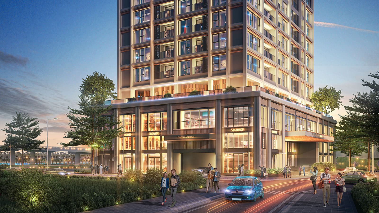 Hình ảnh phối cảnh dự án Sun Ponte Residence Đà Nẵng được phát triển bởi tập đoàn Sun Group.