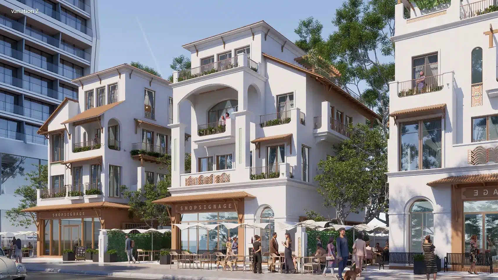 Khu biệt thự Blanca City – nơi giao thoa giữa nét cổ điển châu Âu và hơi thở bản địa.